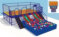 Батут натяжной DP18-207C